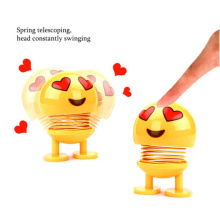 Creative Shaking Head Dolls Cute Emoji Dancing Toys for Car Dashboard/Home/Table Decor